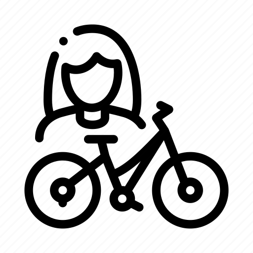 Bicycle, bike, details, mountain, seat, wheel, women icon - Download on Iconfinder