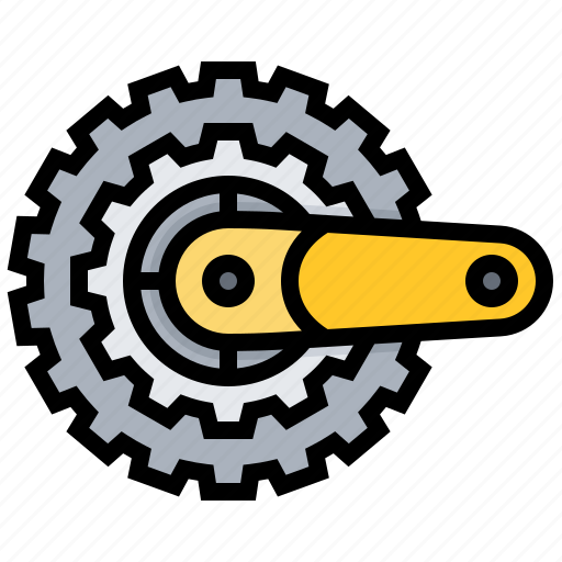 Bicycle, gear, parts, spare, system icon - Download on Iconfinder