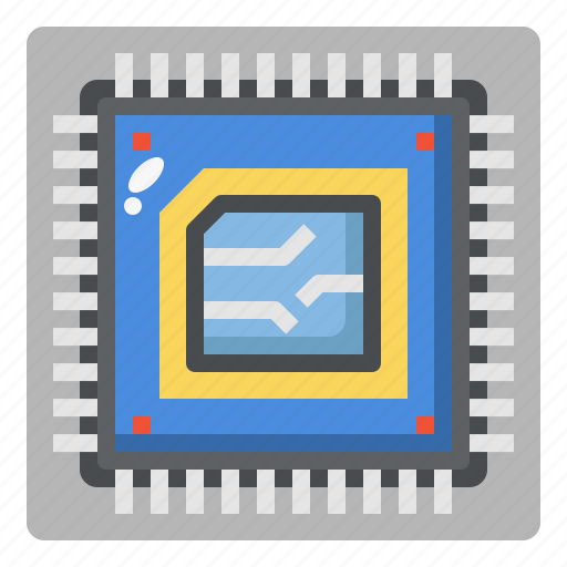 Microchip, cpu, processing, computer, intelligence icon - Download on Iconfinder