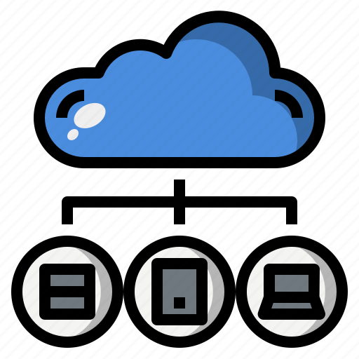 Cloud, host, gadget, big, data, computing icon - Download on Iconfinder