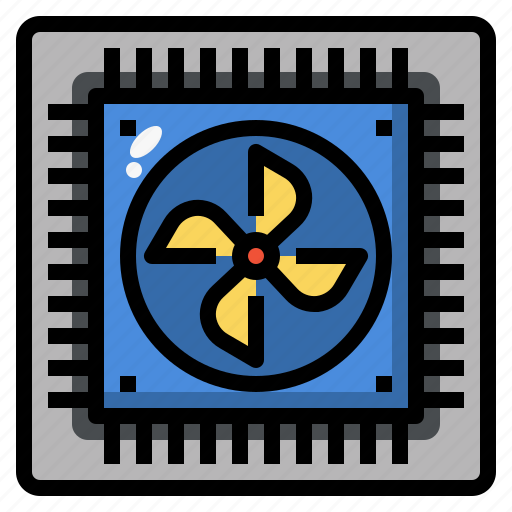 Cooling, system, cpu, fan, hardware, mainboard icon - Download on Iconfinder