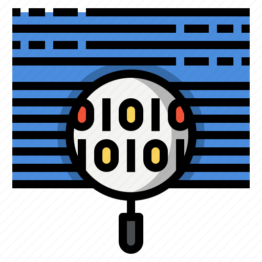 Data, analytics, binary, code, structured, programming, coding icon - Download on Iconfinder