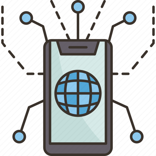 Cellphone, data, internet, online, connection icon - Download on Iconfinder