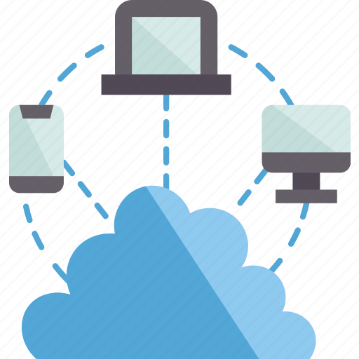 Cloud, computing, device, network, teamwork icon - Download on Iconfinder