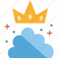 concurrency, crown, cloud, sparkle, fantasy 