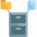 file, system, briefcase, drawer, documents