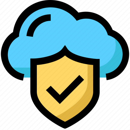 Cloud, protection, security, successfully icon - Download on Iconfinder