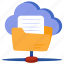 cloud folder, cloud binder, cloud doc, cloud document, cloud archive 