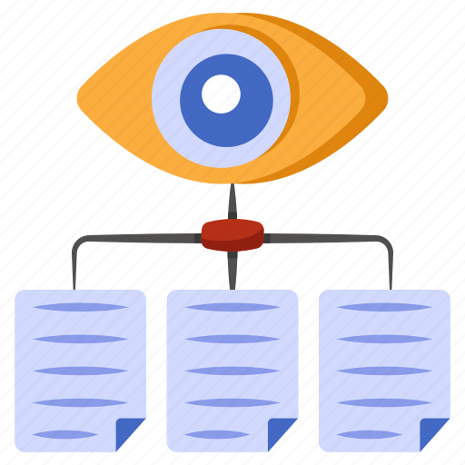 Document monitoring, document visualization, document inspection, file monitoring, file inspection icon - Download on Iconfinder