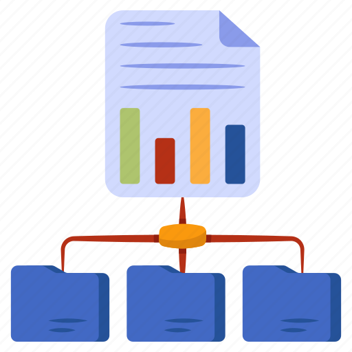 File network, document network, document connection, file connection, business report icon - Download on Iconfinder
