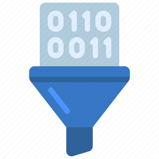 Data, filtering, filter, binary icon - Download on Iconfinder