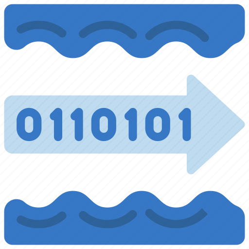 Data, stream, binary, flow icon - Download on Iconfinder