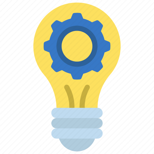 Innovation, lightbulb, cog, innovate icon - Download on Iconfinder