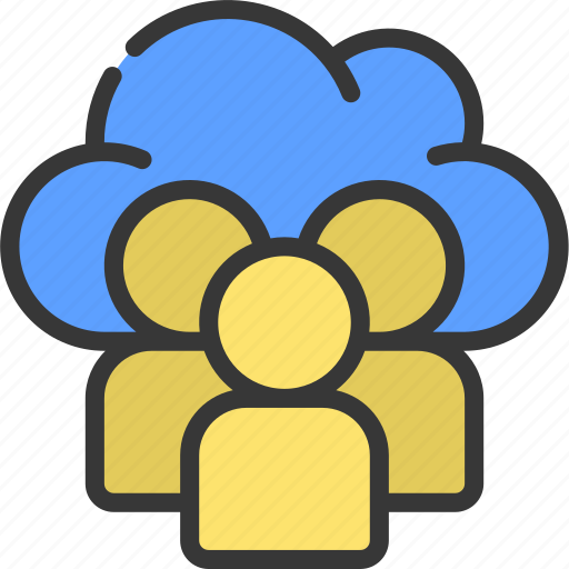 Group, cloud, team, people icon - Download on Iconfinder