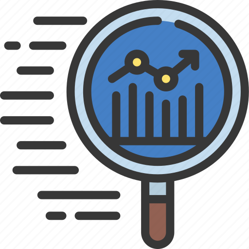 Quick, analysis, fast, magnifyingglass icon - Download on Iconfinder