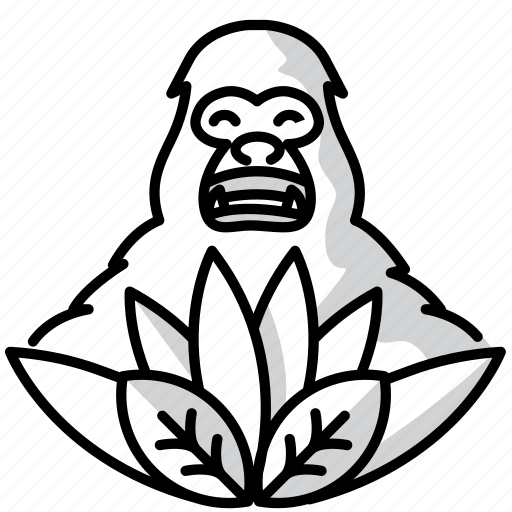 Bigfoot, bushes, creature, supernatural, sasquatch, cryptid icon - Download on Iconfinder