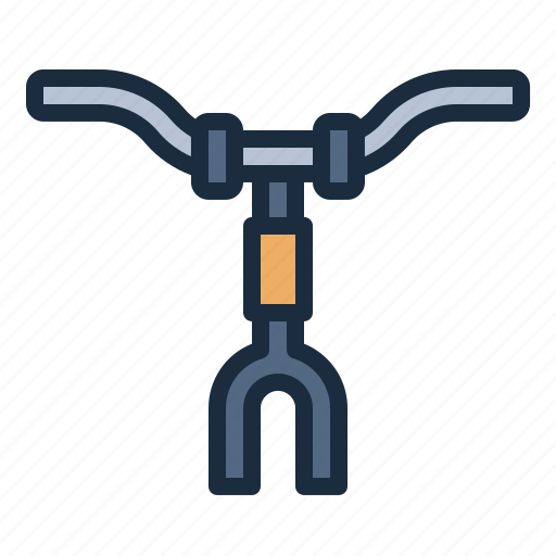 Handlebar, handle, vehicle, bike, bicycle, cycling, transportation icon - Download on Iconfinder
