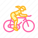 female, cyclist, bike, transport, accessories, bicycle