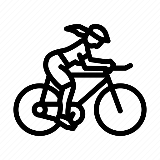 Female, cyclist, bike, transport, accessories, bicycle, cruiser icon - Download on Iconfinder