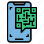 smartphone, qr, barcode, payment, finance, commerce, pay 