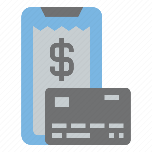 Credit, receipt, invoice, payment, money, finance, smartphone icon - Download on Iconfinder