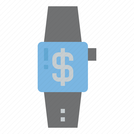 Watch, clock, time, payment, money, finance, commerce icon - Download on Iconfinder