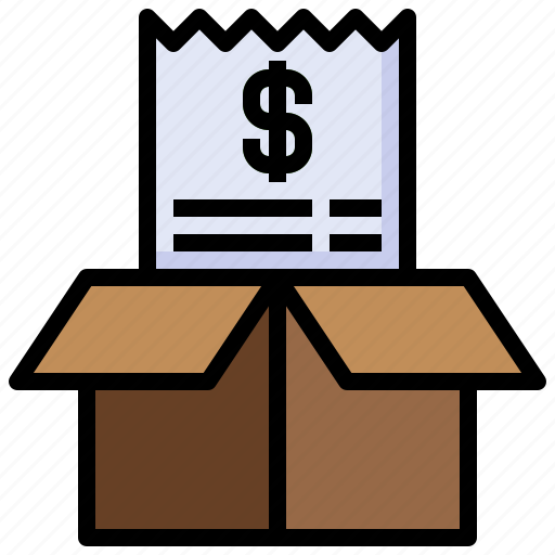 Delivery, box, bill, logistics, business icon - Download on Iconfinder