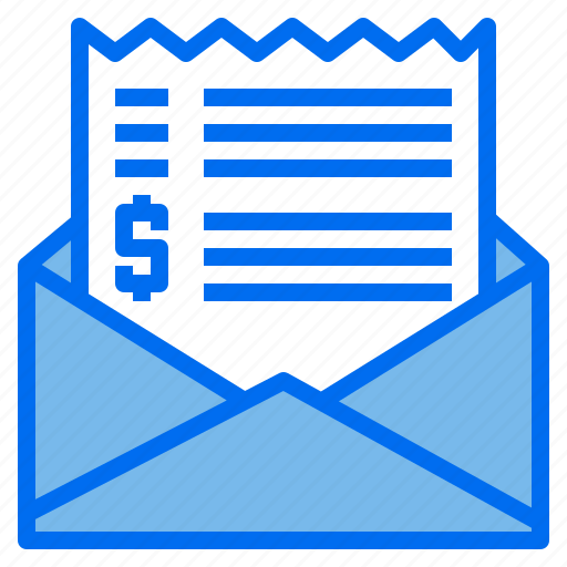 Bill, invoice, letter, mail, payment, receipt icon - Download on Iconfinder