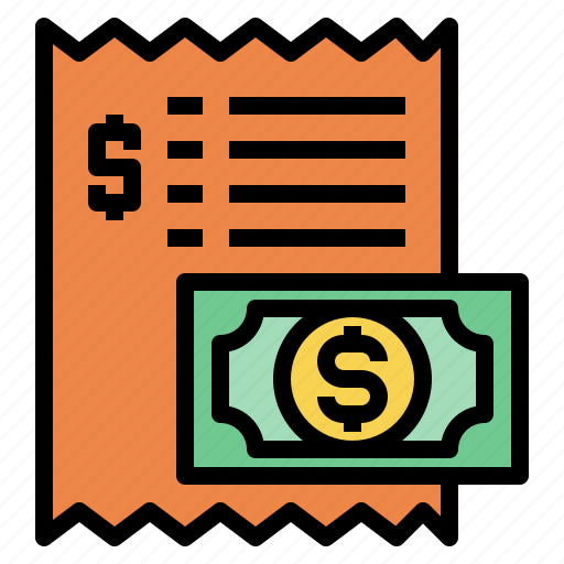 Bill, currency, invoice, money, payment, receipt icon - Download on Iconfinder