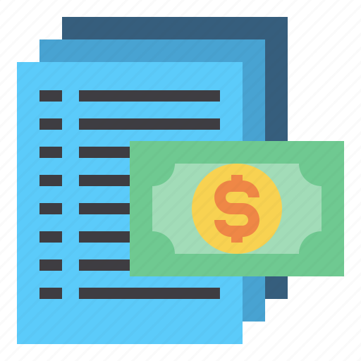 Bill, currency, invoice, money, payment, receipt icon - Download on Iconfinder