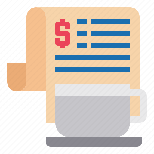 Bill, cup, invoice, payment, receipt icon - Download on Iconfinder