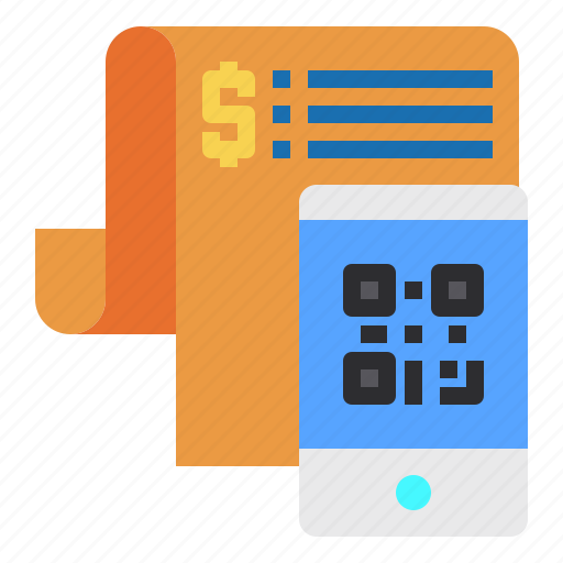Bill, code, invoice, mobile, payment, qr, receipt icon - Download on Iconfinder