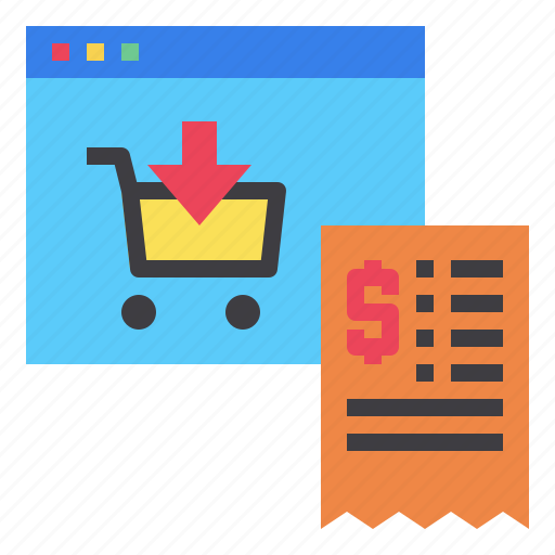 Bill, invoice, online, payment, shopping, site, web icon - Download on Iconfinder