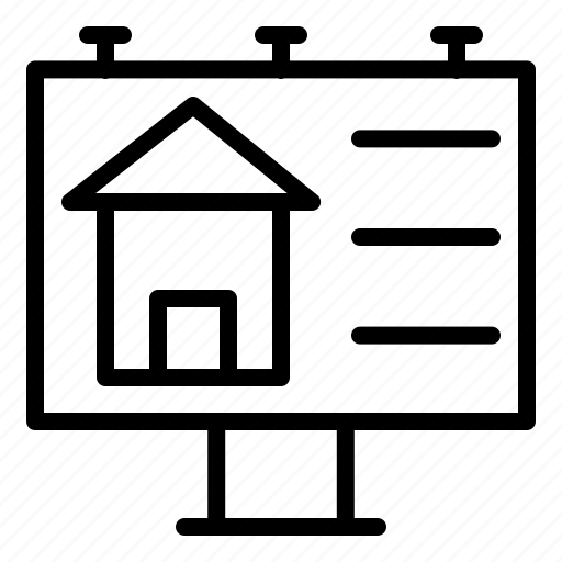 Billbroad, home, building, estate, house, real estate icon - Download on Iconfinder