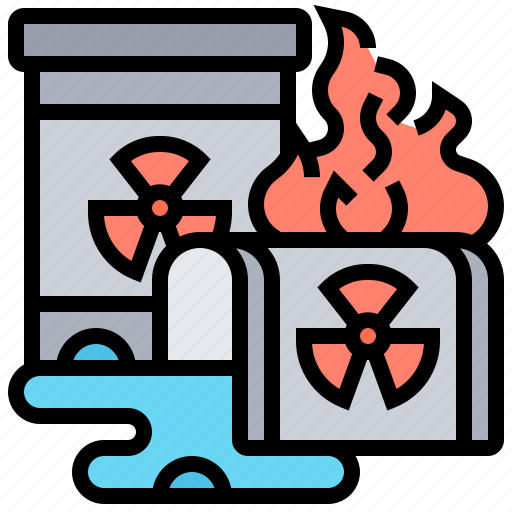 Contaminate, danger, hazardous, radiation, waste icon - Download on Iconfinder