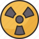 radiation, radioactive, atomic, danger, warning