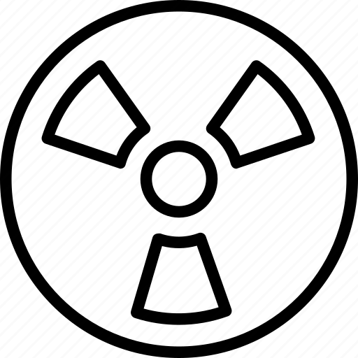 Radiation, radioactive, atomic, danger, warning icon - Download on Iconfinder
