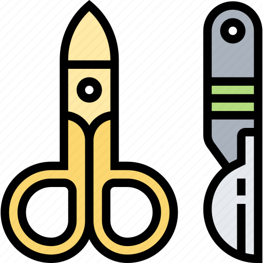 Biology, tools, scissors, scalpel, surgeon icon - Download on Iconfinder