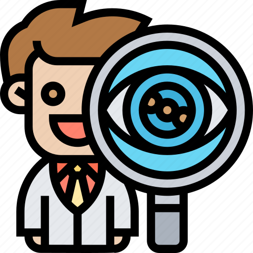 Observation, inspection, scrutiny, vision, investigation icon - Download on Iconfinder