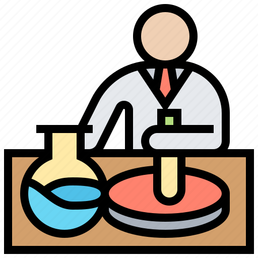 Biochemistry, experiment, laboratory, research, science icon - Download on Iconfinder