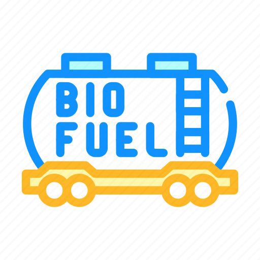 Railway, carriage, bio, fuel, biofuel, green, energy icon - Download on Iconfinder