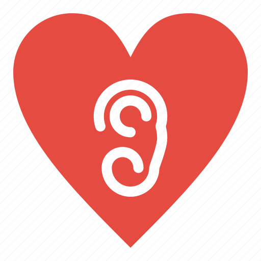 Ear, heart, love icon - Download on Iconfinder on Iconfinder