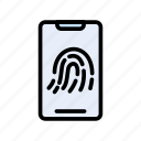 scanning, biometric, security, mobile, fingerprint