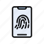 scanning, biometric, security, mobile, fingerprint 