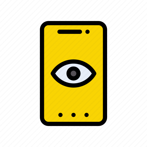 Eye, scan, security, mobile, view icon - Download on Iconfinder