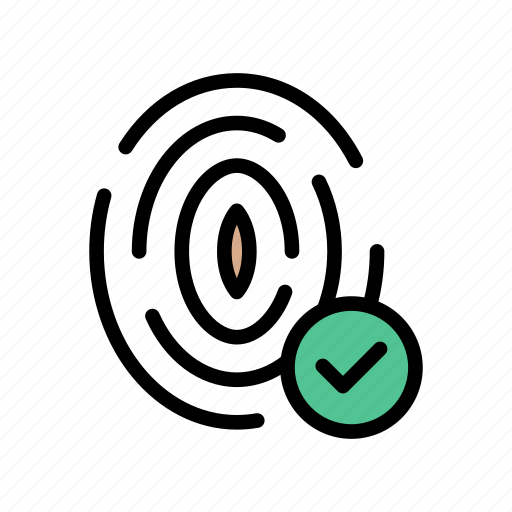 Thumbprint, complete, biometric, done, scanner icon - Download on Iconfinder