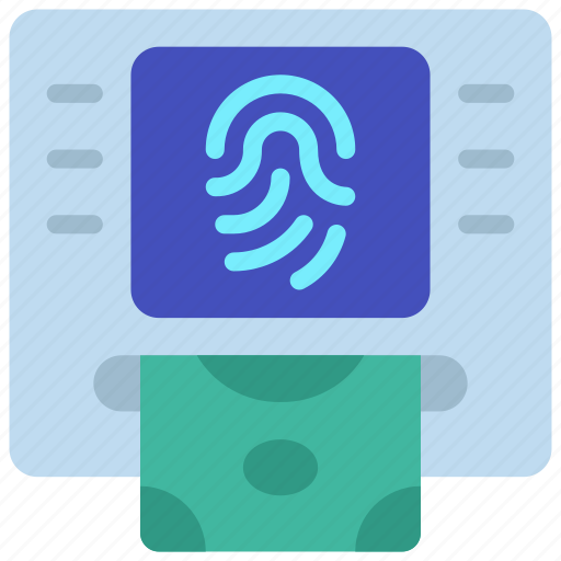 Biometric, atm, biometrics, cash, withdrawal icon - Download on Iconfinder