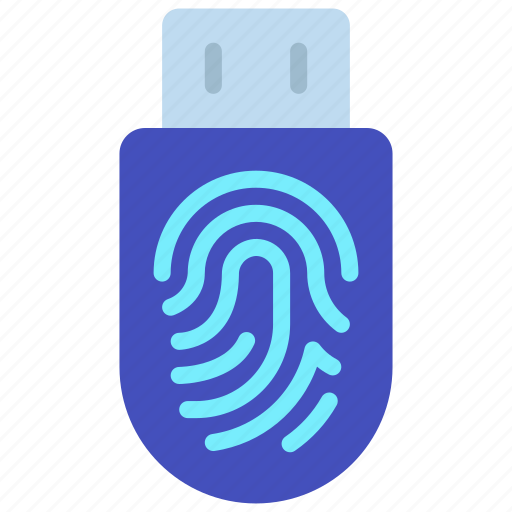 Thumb, print, usb, stick, biometrics icon - Download on Iconfinder