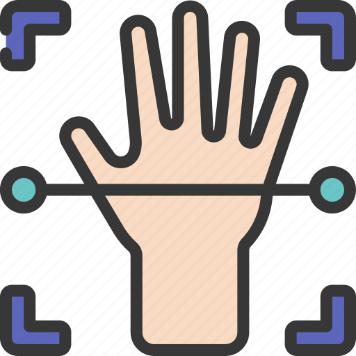 Hand, scan, palm, scanning, biometrics icon - Download on Iconfinder