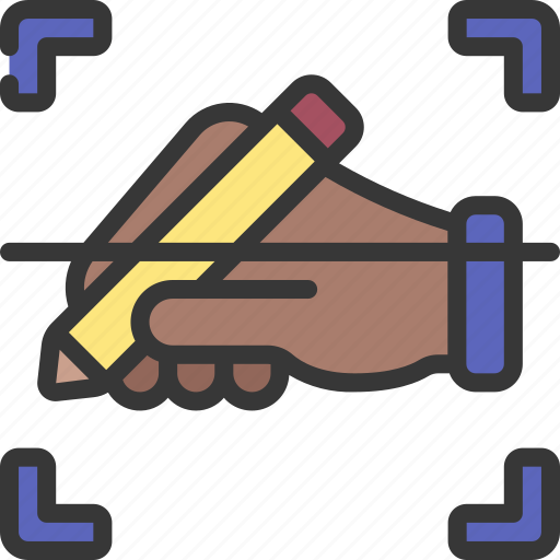 Hand, writing, scan, written, biometrics icon - Download on Iconfinder